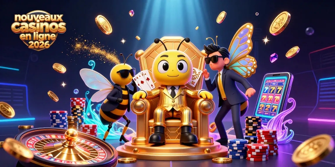Découvrez les nouveaux casinos en ligne 2026 avec un bumblebee mob boss, des pièces d'or et des jeux de casino éclatants
