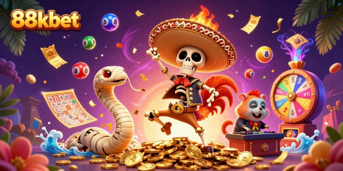 Experience thrilling wins with 88kbet's vibrant casino scene full of exciting gaming elements.