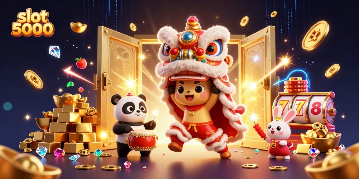 Menangkan hadiah di slot 5000 dengan tampilan penuh warna dan efek visual yang menarik.