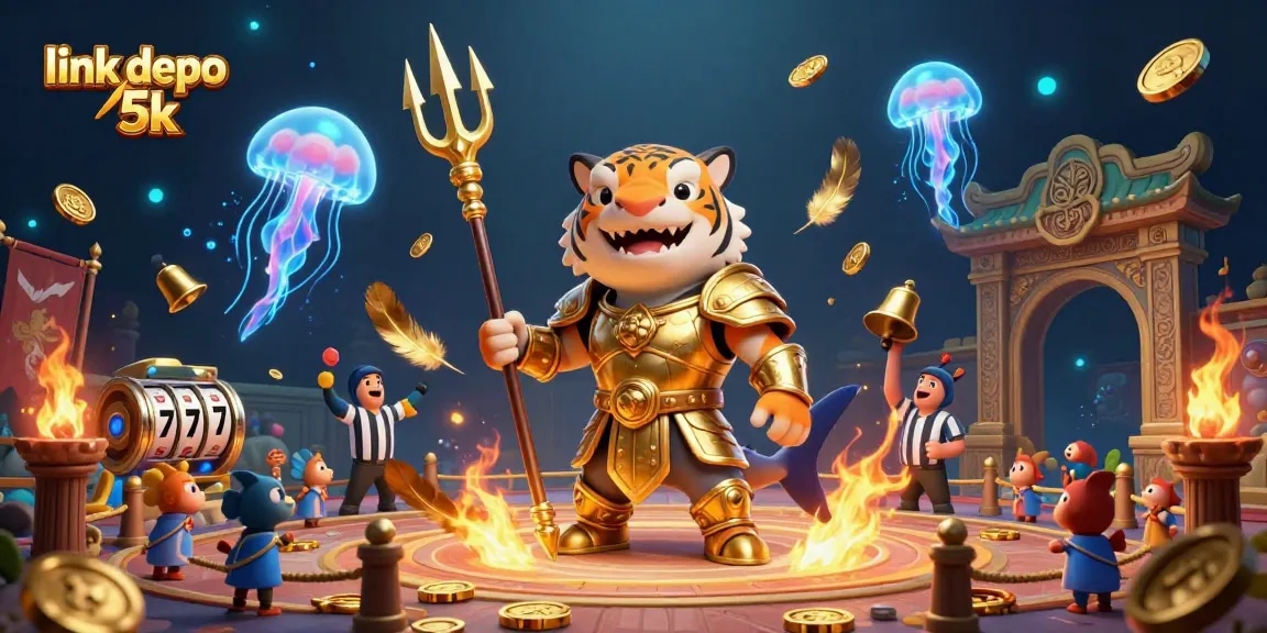 Experience thrilling gameplay at link depo 5k with vibrant slot reels and epic underwater action.