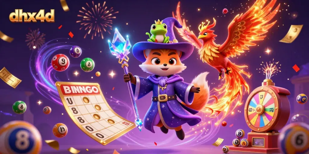dhx4d menyajikan ilustrasi 3D yang menakjubkan, penuh karakter dan elemen kasino.