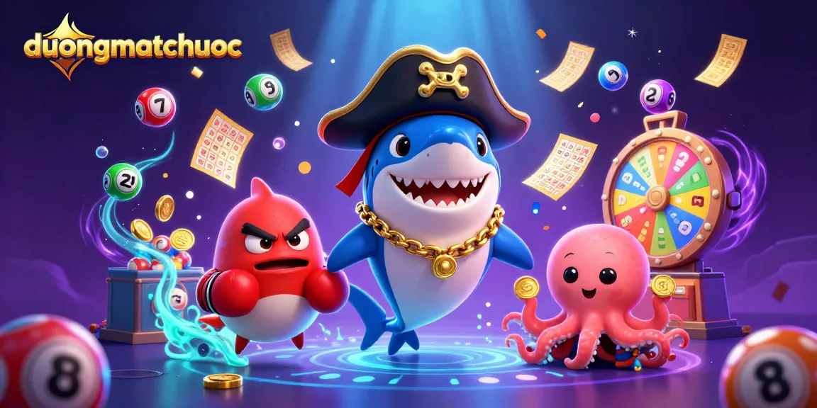 Experience duongmatchuoc with thrilling underwater gambling, featuring vibrant characters and dynamic elements.