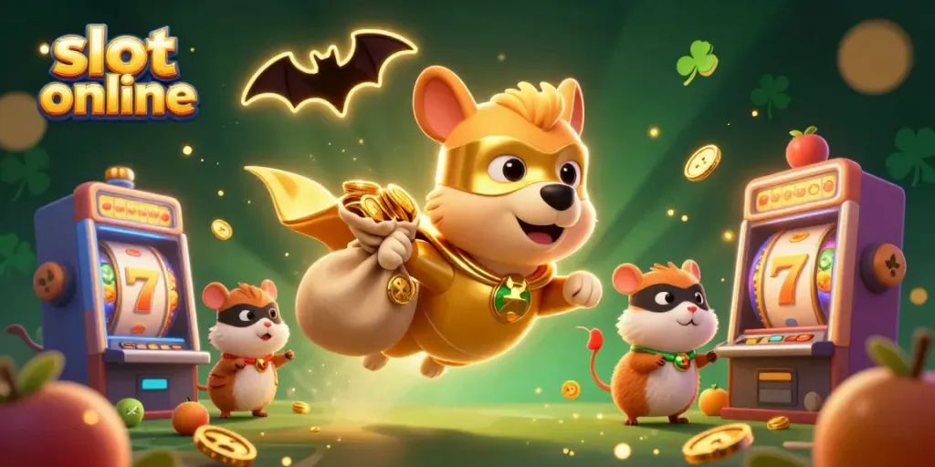 Engage with thrilling slot online action as a superhero dog and his sidekick hamster bring excitement to the casino scene.