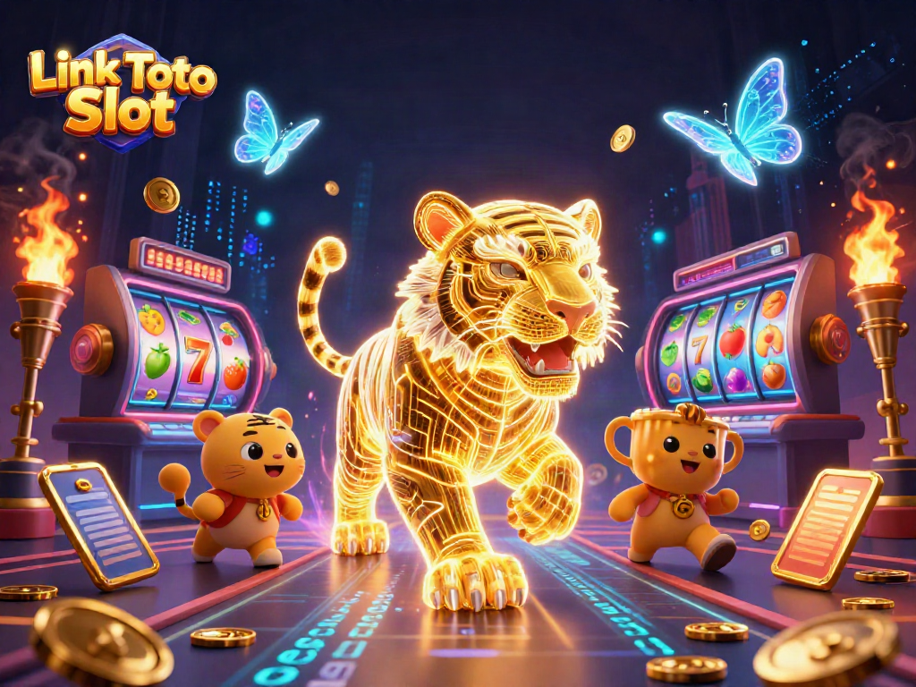 Menangkan jackpot dengan Link Toto Slot dalam kasino digital penuh energi dan warna.