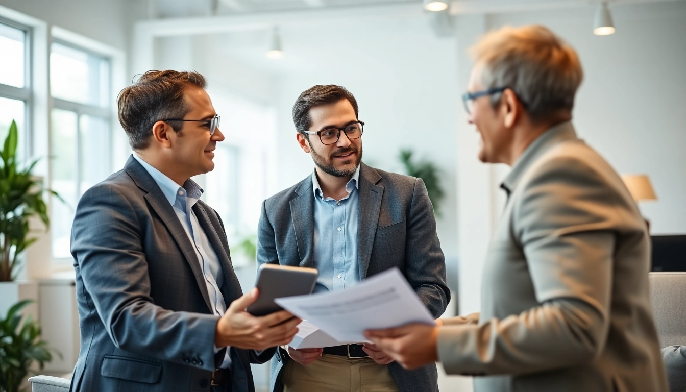 Consultation on Title Insurance Services in a professional office setting