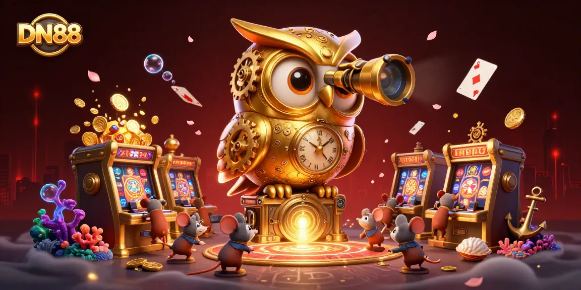 Experience thrilling gaming moments at DN88 with an imaginative casino scene full of wonder.