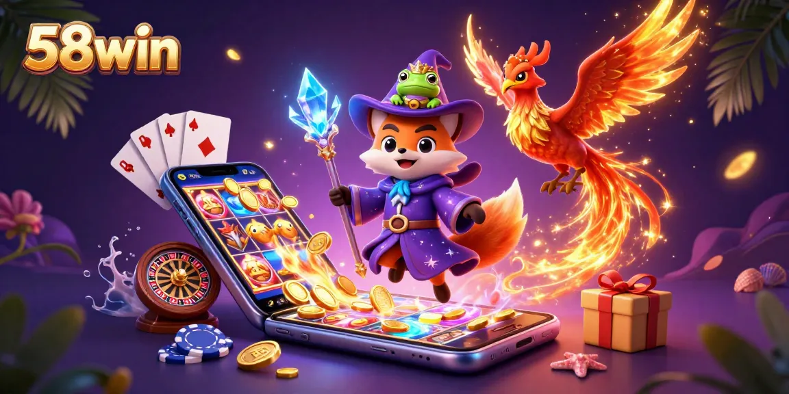 Experience fantasy with 58win's magical casino adventure featuring stunning slot games.