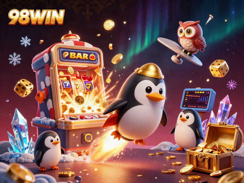 Experience thrilling wins with 98WIN, featuring rich casino elements and vibrant game action.