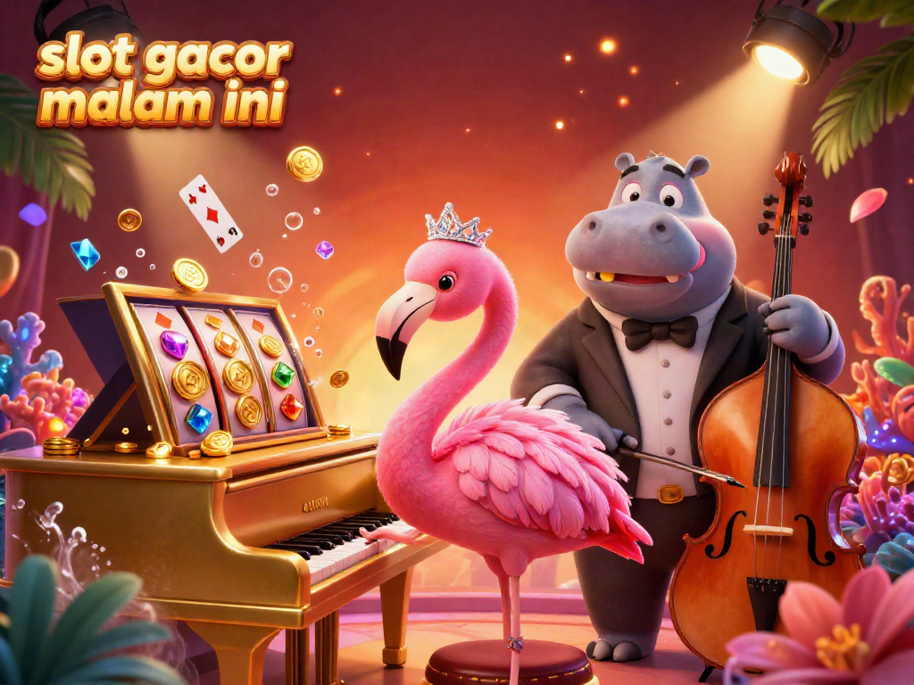 Menang besar dengan slot gacor malam ini dalam ilustrasi kasino yang penuh warna.