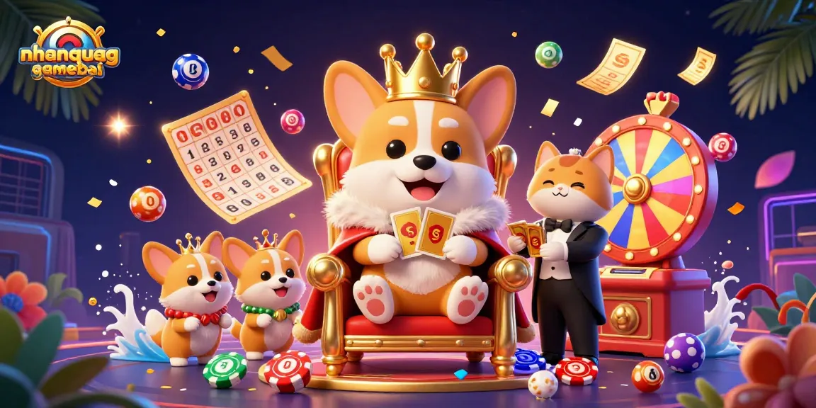 Experience engaging gameplay at nhanquagamebai with a fun-filled card scene illustration.